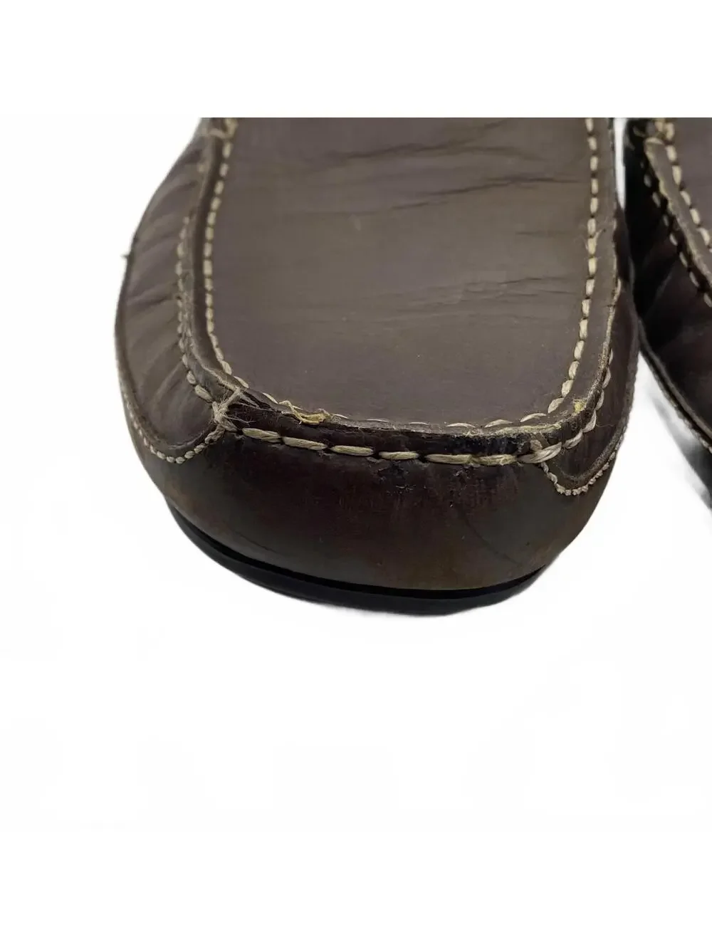 Rockport Loafer shoes Mens  A10689 Size 10 Brown Dress Shoes Flat Leather